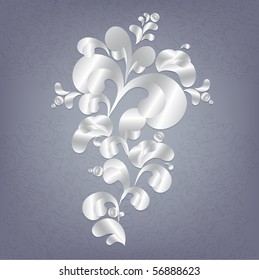 Silver metal plate