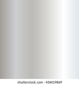 Silver metal plate texture. Light realistic, shiny, metallic empty vertical gradient template. Abstract gray decoration. Design for wallpaper, background, wrapping, fabric etc. Vector Illustration.