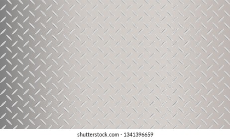 Silver metal steel background texture, vector illustration