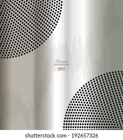 Silver metal template  background for creative design work