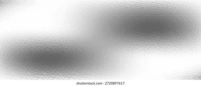 Silver metallic effect foil. Silver texture. Gradient background. Metal surface print. Glitter backdrop. Silver plate. Shine design invitation, wedding greeting, cards, prints.Eps10