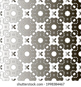 Silver metallic gradient with repeat Pattern . Abstract metallic background.