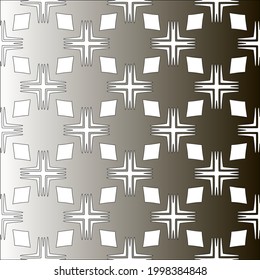 Silver metallic gradient with repeat Pattern . Abstract metallic background.