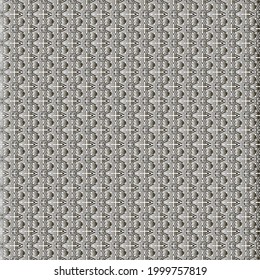 Silver metallic gradient with repeat Pattern . Abstract metallic background.