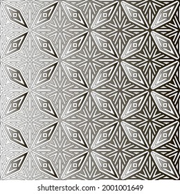 Silver metallic gradient with repeat Pattern . Abstract metallic background.