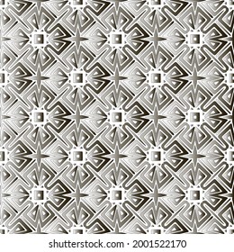 
Silver metallic gradient with repeat Pattern . Abstract metallic background.