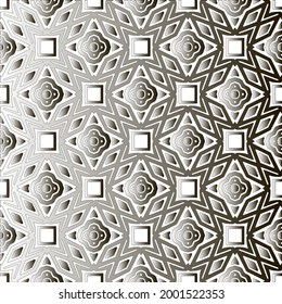 
Silver metallic gradient with repeat Pattern . Abstract metallic background.