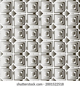 
Silver metallic gradient with repeat Pattern . Abstract metallic background.