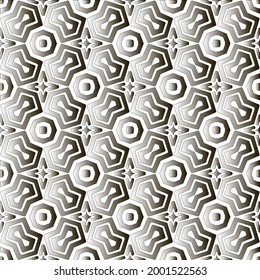 
Silver metallic gradient with repeat Pattern . Abstract metallic background.