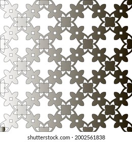 
Silver metallic gradient with repeat Pattern . Abstract metallic background.