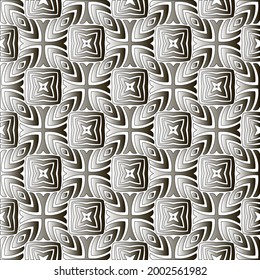 Silver metallic gradient with repeat Pattern . Abstract metallic background.