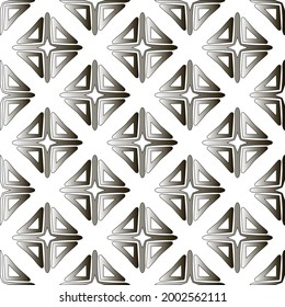
Silver metallic gradient with repeat Pattern . Abstract metallic background.