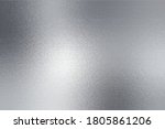 Silver metallic texture. Beautiful background with effect foil. Silver metal surface. Glitter backdrop. Silver plate. Shine design for invitation, wedding greeting, cards, prints. Vector illustration 