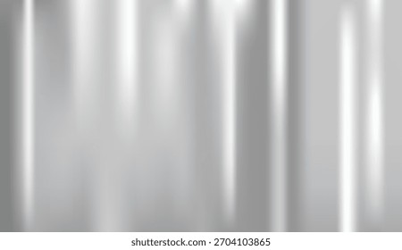  Prata metálica vertical listras de luz abstrato, fundo de linhas de gradiente de prata, padrão brilhante brilho vertical, colunas de luz futurista metálica, textura suave de feixe de prata, faixas brilhantes abstratas
