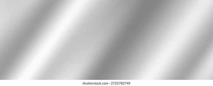 Fundo de textura de gradiente de espelho de prata com luz brilhante