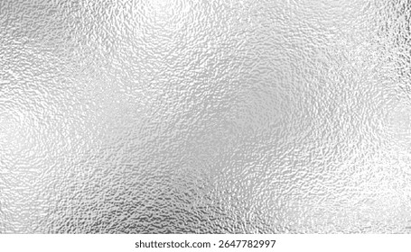 Textura de espelho de prata. Folha metálica vetorial, fundo de gradiente abstrato. Superfície de glitter cromada