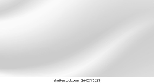 Silver modern foil background with metal mirror texture. Chrome gradient surface with light abstract simple art design