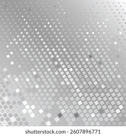 Silver mosaic abstract background vector