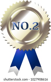 Silver No. 2 medal.eps
This is a vector illustration.
