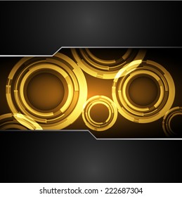 Silver orange Light Abstract Technology background for computer graphic website internet and technology.