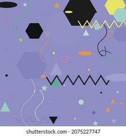 Silver Orange Lines Ornamental Fabrics. Black Oval Triangle Pink Vector Background. Polygon Zigzag Blue Calm Modern Hipster Background. Pastel Chaos Shadows Green Grey Geometrical Modern Design.
