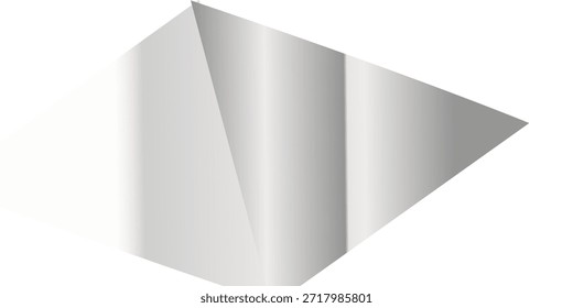 Canto da Página Prateada. Papel dobrável. Curva de página. Canto dobrável