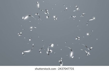 Silver paper background for festival decoration vector illustration