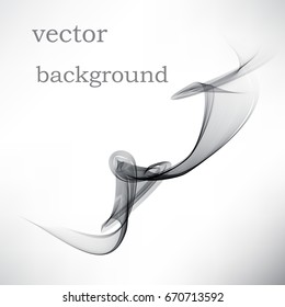 Silver Particles Stream - Abstract Background Illustration, Vector