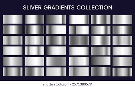 Silver or platinum gradients set gradient