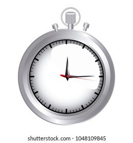 silver pocket watch icon