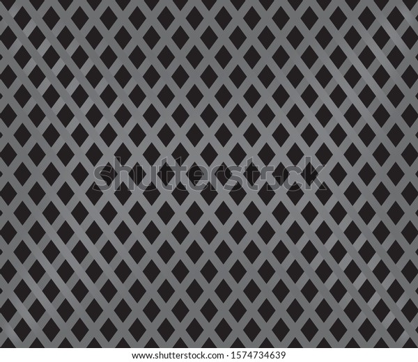 Silver Polygon Pattern Black Metallic Stock Vector (Royalty Free ...