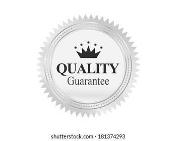 Silver Premium Quality Badge