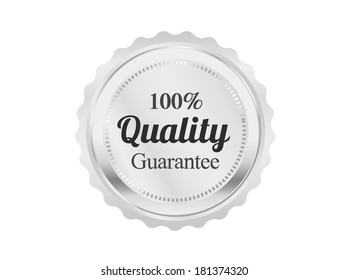 Silver Premium Quality Badge