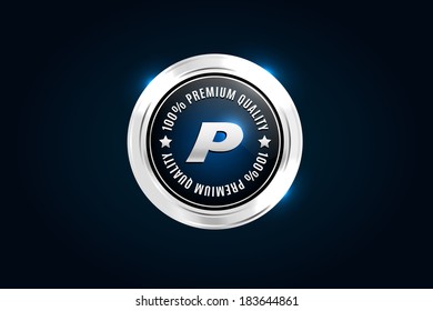 Silver Premium Quality Badge