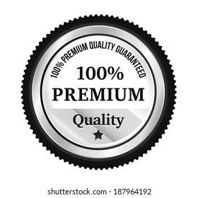 Silver Premium Quality Badge
