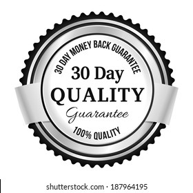 Silver Premium Quality Badge