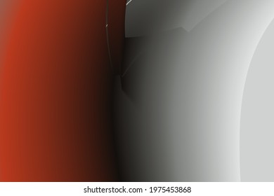 Silver, Red, Black, Modern minimalist abstract background.  Modern art of isolated vector graphics. Abstract design for wall art, brochures, book covers, posters.