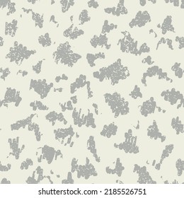 Silver Repeated Circle Vector Print. Camouflage Seamless Bright Repeated Color Graphic Design. Pastel Camouflage Seamless Pattern. Monochrome Repeated Army Vector Clouds.