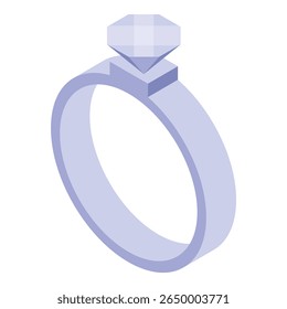 Silver ring with large, sparkling diamond, perfect for proposals, weddings, and anniversaries