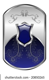 Silver royal medallion