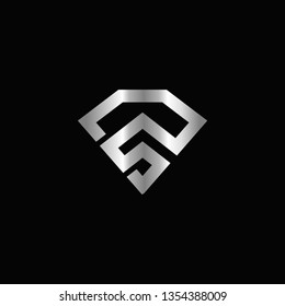silver s diamond logo