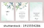 Silver sage green, mint, blue, white flowers vector design spring cards. White peony, dahlia, dusty rose, succulent, eucalyptus, greenery. Floral wedding frames. Elements are isolated and editable