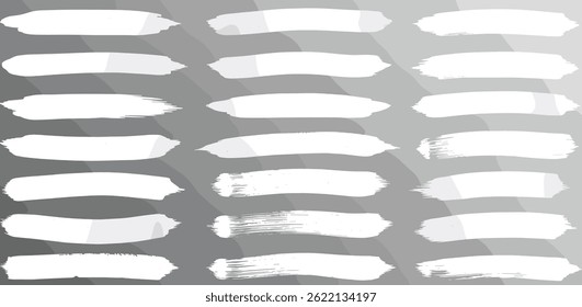 Silver scratch win card texture set. Vector hand drawn scratches for lottery tickets design.