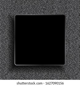 Silver sequins, glitters, sparkles, paillettes, mosaic background template. Abstract luxury halftone vector creative backdrop. Glitter rounds with gradient trendy. Vibrant shiny dots glitter texture.