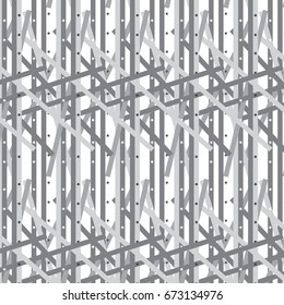 silver shade weaving striped with star scattered pattern background vector illustration image