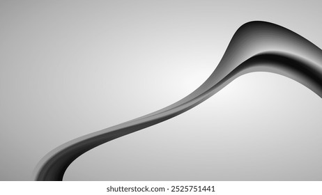 Silver shiny fluid. black white abstract vector background