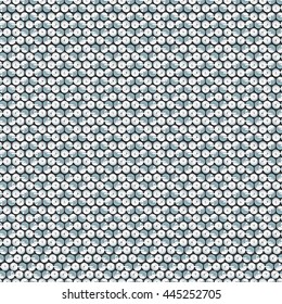 Silver shiny sequins with stitching seamless pattern .