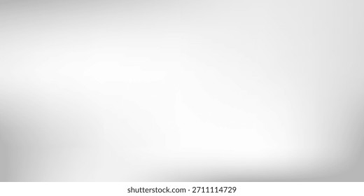 Fondo de papel de arte simple de plata con textura de espejo de metal. Superficie degradada cromada con Vector brillante claro
