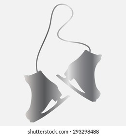 Silver Skating Icon