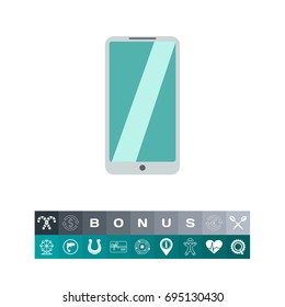 Silver smartphone 